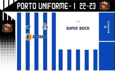 Vetor Da Camisa Porto Uniforme- I 22-23