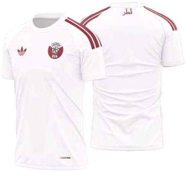 Arte Vetor Camisa Qatar Visita 2026