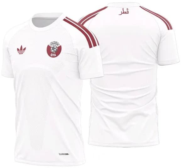 Arte Vetor Camisa Qatar Visita 2026