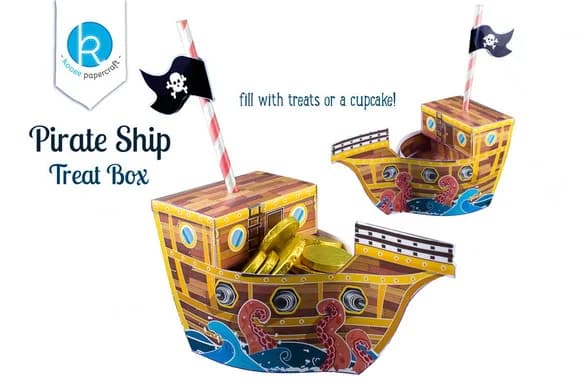 Arquivo De Corte Silhouette Barco Pirata - cód.: 16