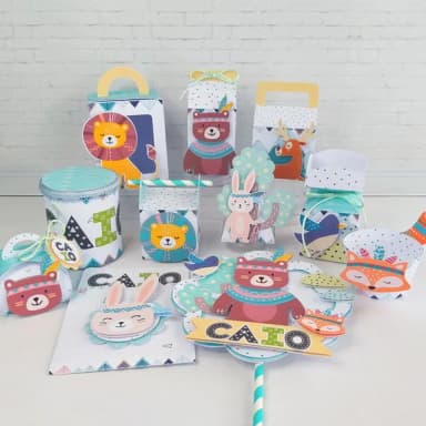 Arquivo De Corte Animais Étnicos 01