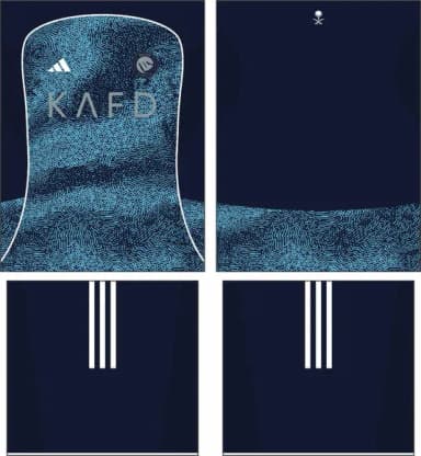 Arte Vetor Camisa Al-nassr Visita 2025-2026