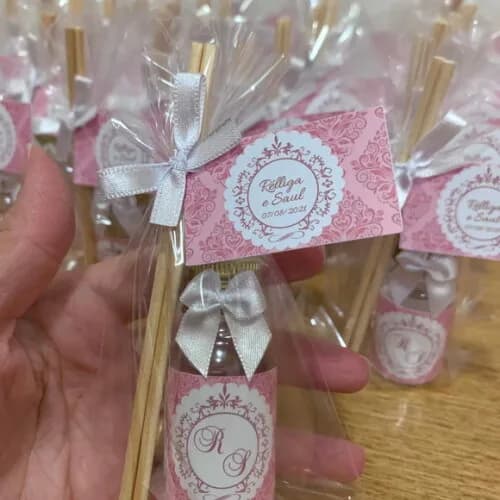Lembrancinha Casamento Aromatizador Rosê