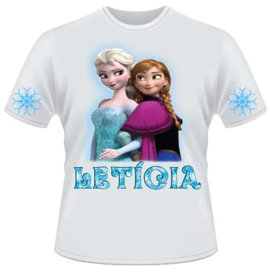 Camiseta Frozen - Anna & Elsa