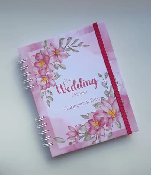 Planner da Noiva Personalizado Permanente c/ Divis - Mod 01