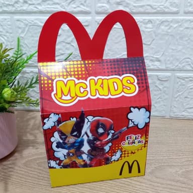 Caixa Mc Lanche - Qualquer Tema