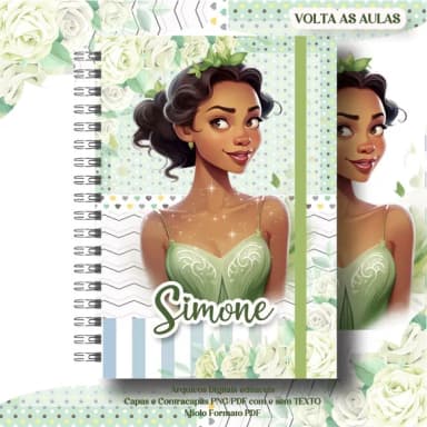 Caderno ou Agenda Personalizada Anastacia