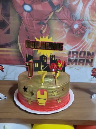 Arquivo Digital - Topo de Bolo Homem de Ferro