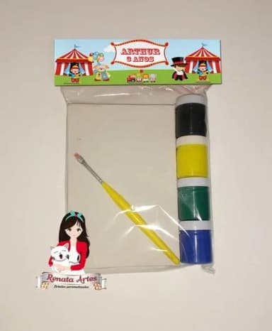 Kit Pintura Personalizado Circo
