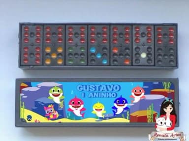 Dominó Personalizado Baby Shark