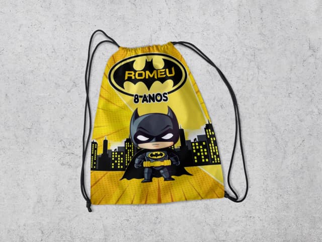 Mochilinha Personalizadado Batman Baby