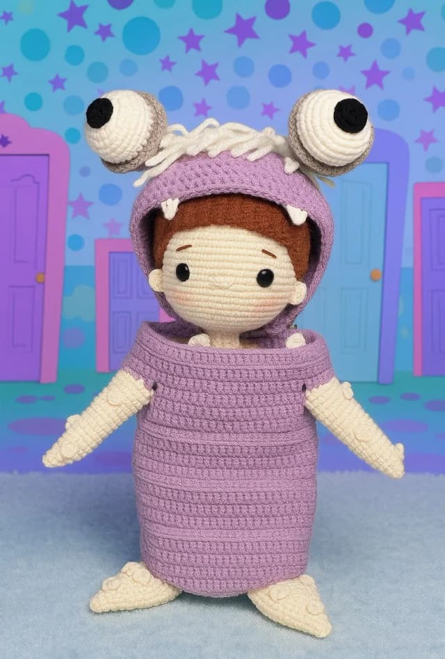 Amigurumi Boo - Monstros SA