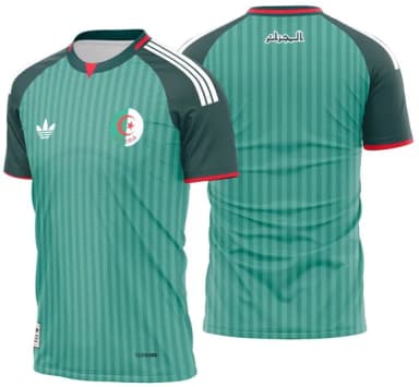 Arte Vetor Camisa Algeria Visita 2026