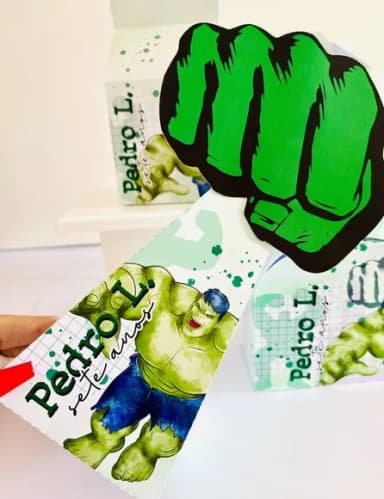 Kit 60 Lembrancinhas Hulk