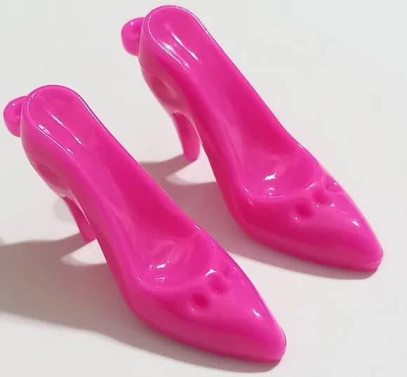 Pingente Sapatinho Rosa Pink Acrílico 3,5cm-20 Unidades