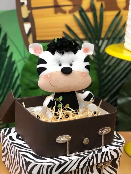 Zebra em Feltro
