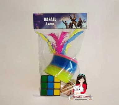 Kit Brinquedos Retrô Tema Fortnite