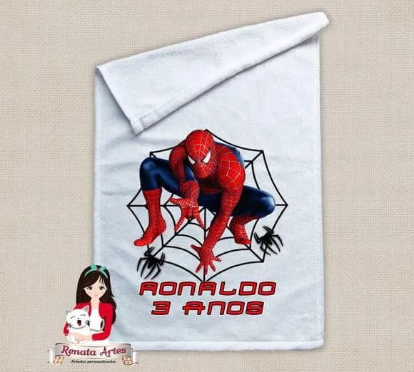 Toalhinha Personalizada Homem Aranha