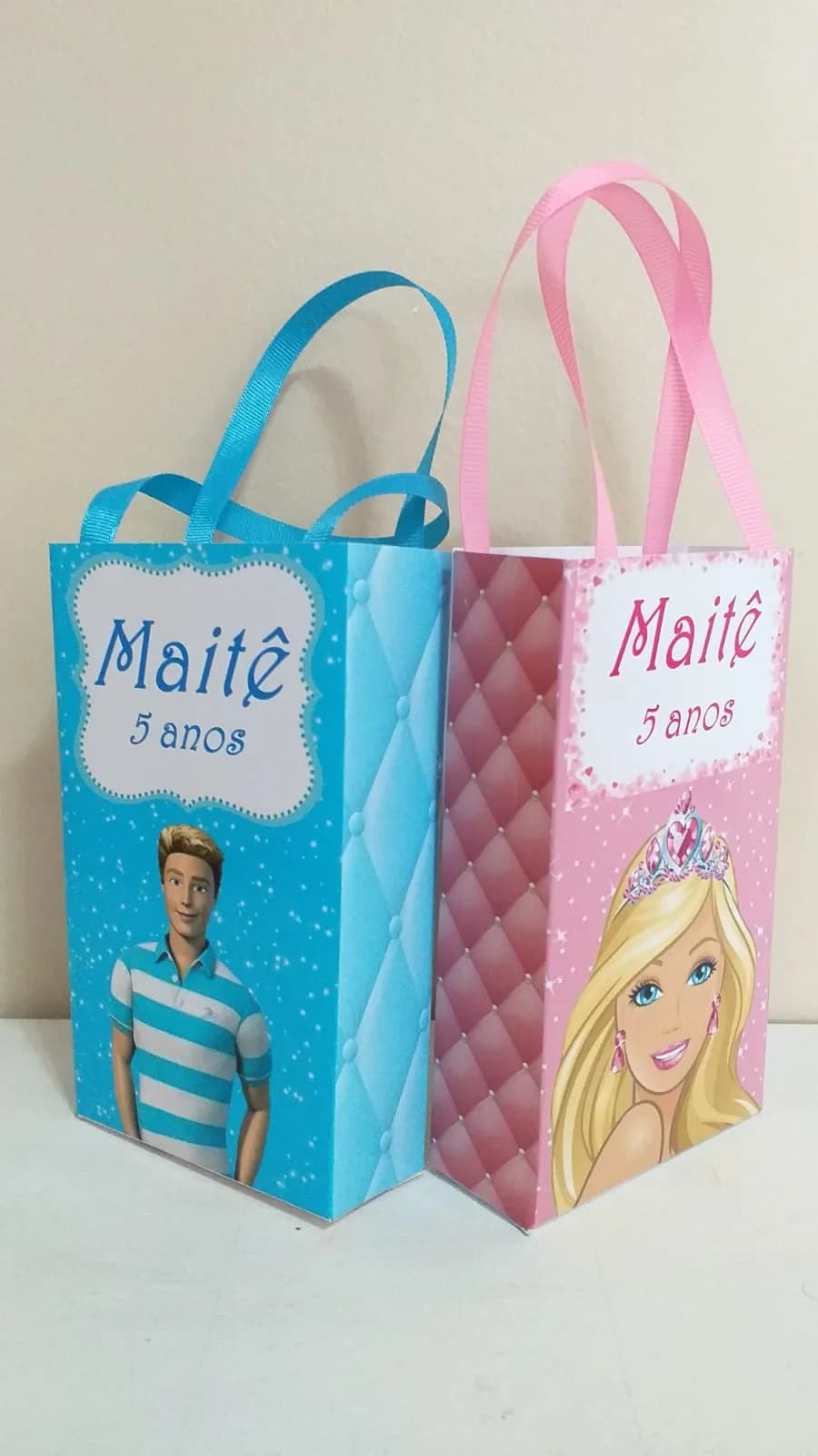 Sacolinhas Personalziadas Ken para Lembrancinhas