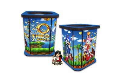 Porta Lápis Personalizado Sonic Filme 2020
