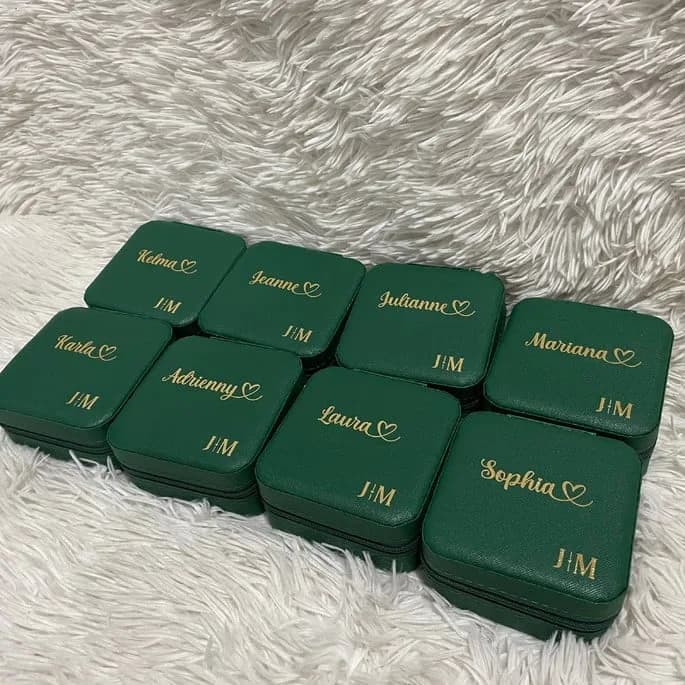 Porta Joias Personalizados - Kit com 10 Unidades