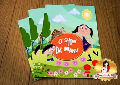 Revista de Colorir com Giz Show da Luna