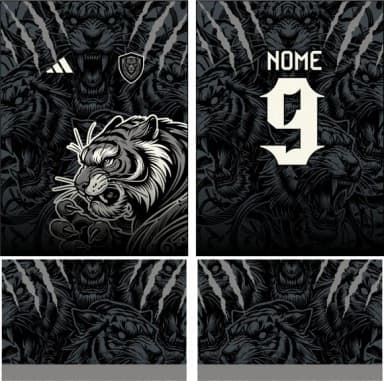 Arte Vetor Camisa Interclasse Tigre 280