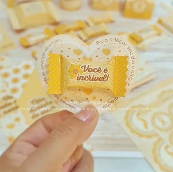 Card com Bala Setembro Amarelo