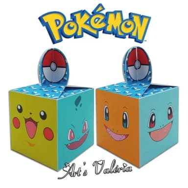 Caixa Cubo Pokémon Go