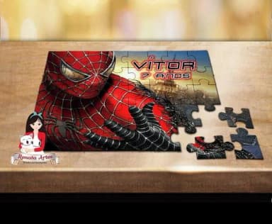 Quebra Cabeça Personalizado Homem Aranha