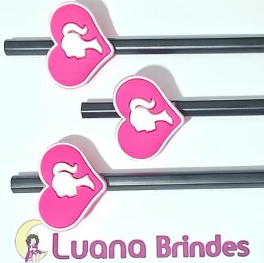 Lápis C/ponteira Barbie Coração Pacotes com 6 Unidades