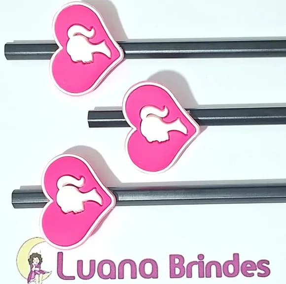 Lápis C/ponteira Barbie Coração Pacotes com 6 Unidades