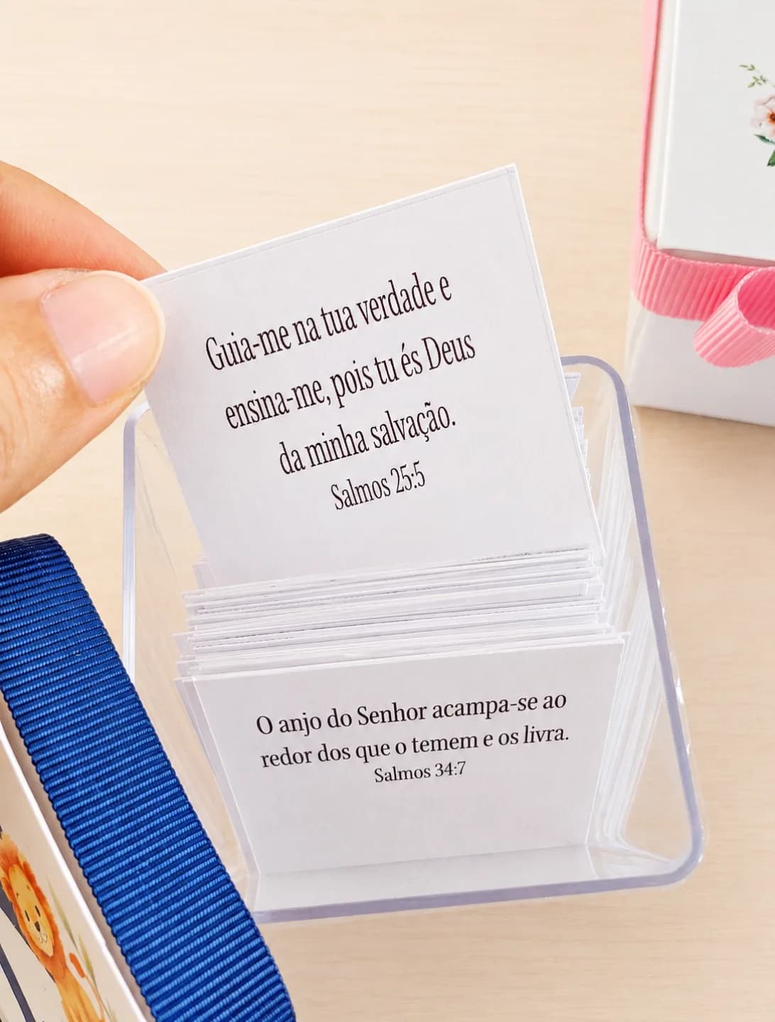 40 Caixinhas de Promessas Acrílico /lembrancinhas personalizadas