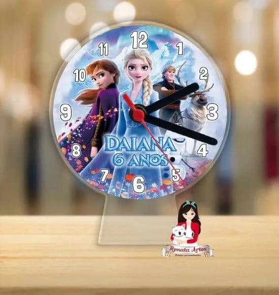 Relógio de Mesa Frozen
