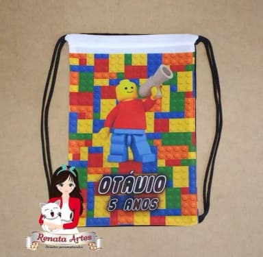 Mochila de Tecido Lego