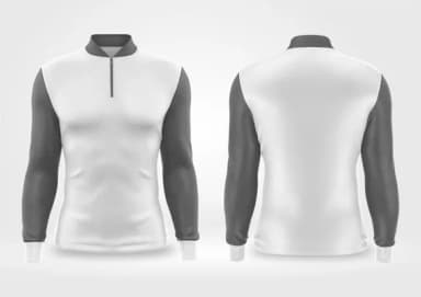 Mockups Camisa Pesca Manga Longa P/ Coreldraw -yellow Images
