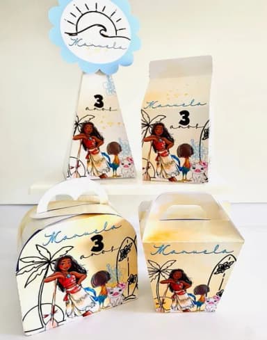 Kit 60 Lembrancinhas Moana