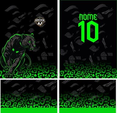 Arte Vetor Camisa Interclasse Pantera Mod-142