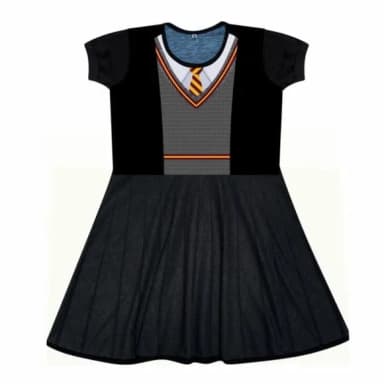 Vestido Infantil Bruxinha Mágica