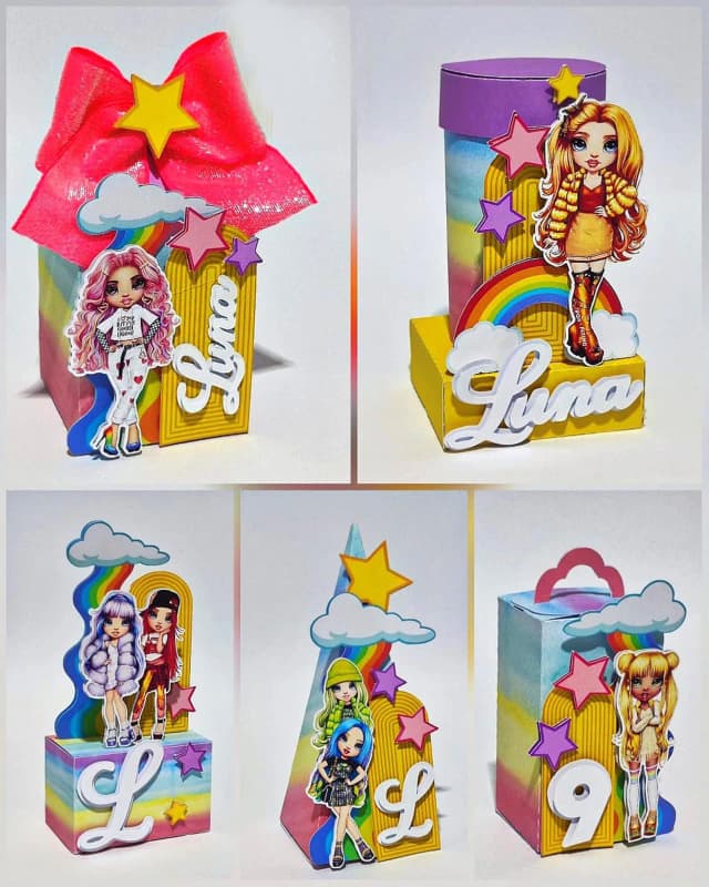 ARQUIVO DE CORTE RAINBOW HIGH 100