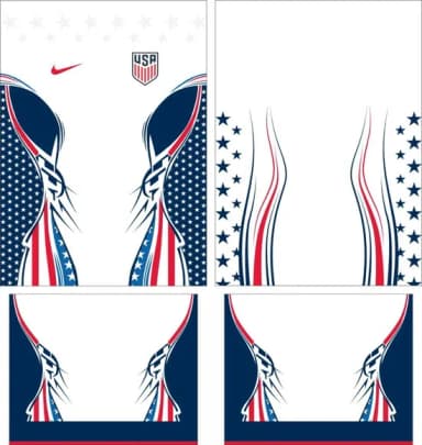 Arte Vetor Camisa Usa Concept 2025