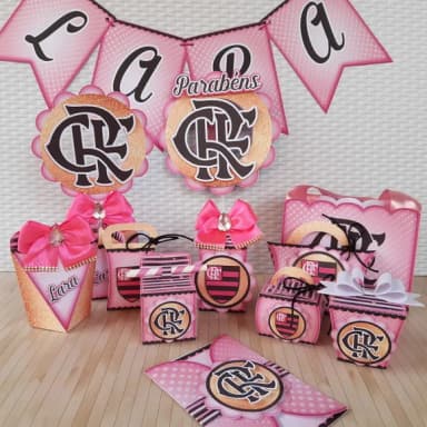 Kit 60 Lembrancinhas Flamengo
