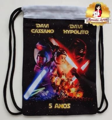 Mochilinha de Tecido Personalizada Lego Star Wars