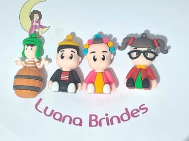 Pingente Chaves 3d Emborrachado Pacote com 2 Unidades