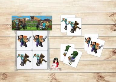 Jogo da Memória Minecraft