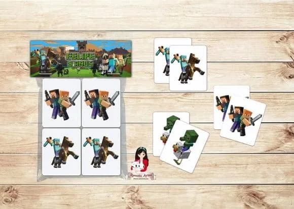 Jogo da Memória Minecraft