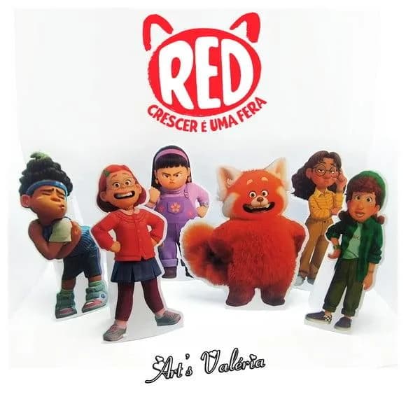 Display de Mesa RED: Crescer é Uma Fera - 18cm