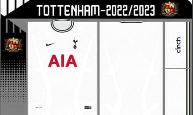Vetor Da Camisa Tottenham 2022-2023
