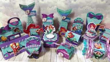 Kit 30 Lembrancinhas Ariel