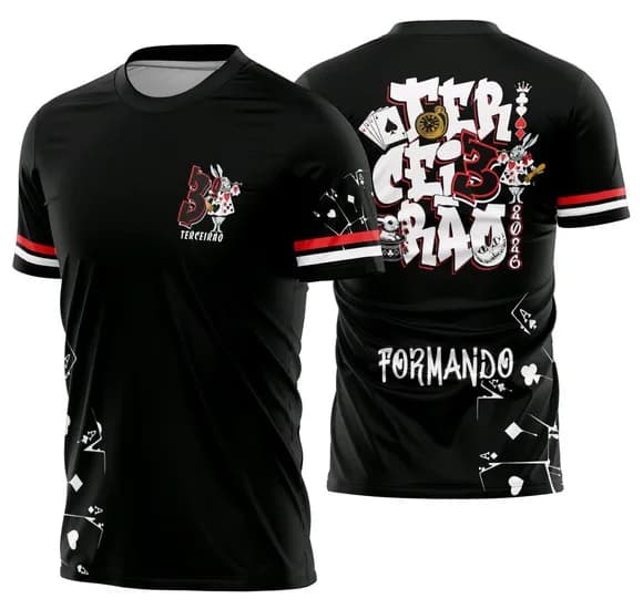 Arte Vetor Camisa Terceirão Coelho Mod-319